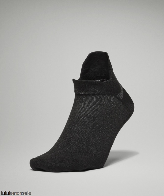 Lululemon Deutschland DELULU911 | Black Micropillow Tab Laufsocke Leichte Dämpfung